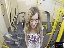 Babe Gets Pickedup And Fucked In The Gym