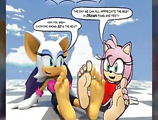 Sonic Footjob Compilation
