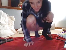 Amazing Blonde German Webcam Milf High Heel Masturbation