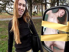 Great-Looking Skinny Brunette Mischa Cross Fucked By The Driver