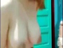 Indonesian Big Boobs Young Milf Masturbating During Live