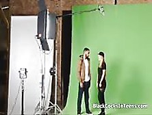 Sucking Bbc At Music Video Shoot