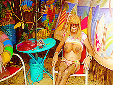 Pakalolo Cd Crossdresser Beach Motel Big Tits Panties