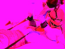 Dominant Girlin Leather Harness Toys Then Pegs Her Bfs Ass Hard.  Pov