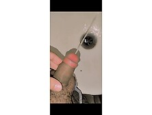Young Boy Pissing In Washroom