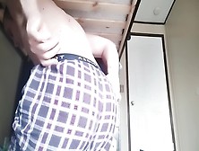 Deep Throating My Dildo And Changing Into My Thong