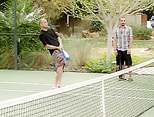Chloe And Jason Have Steamy Pre Party Fun At Tennis Courts