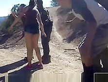 Latina Slut Screwed By The Law At The Border