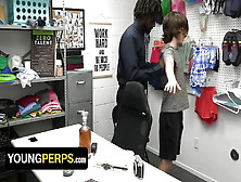 Young Hipster Troy Harlow Caught Shoplifting And Rammed Hard By Big Black Cock