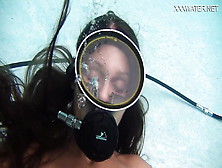 Sweet Underwater Climax From Nora Shamndora With Dildo
