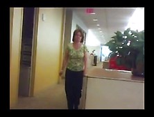 Office Coworker Big Bouncy Boobs