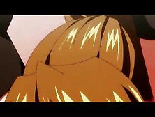 Chesty Hentai Girl Sucks Dicks In Bukkake Orgy