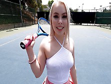 Haley Spades Goes Buckwild At A Public Tennis Court - Bangrealteens