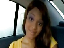 Gorgeous Ebony Likes Fucking In The Back Seat