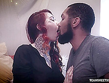 Inked Babe With Big Boobs,  Felix Rae Got Her Daily Dose Of Fuck From A Black Guy