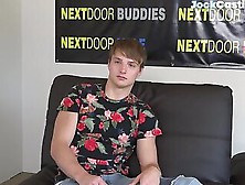 Sixpack College Jock Cums After Wanking At His Casting