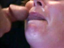 Wife Takes A Cum Load From Barman