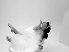 Ariana Grande Bubble Bath Shoot