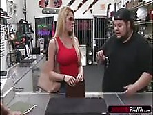 Amazing Blonde Skyla Bangs Shawns Cock