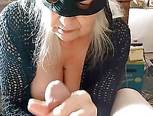 Amateur Wife With A Mask Drops On Her Knees To Blow A Dick