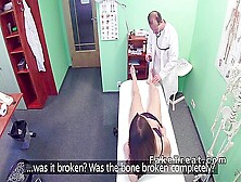 Doctor Fucks Throat And Cunt To Patient