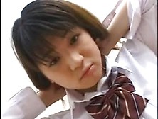 Naughty Asian Schoolgirl Plays Her Vagina And Deep Throats Hard-On