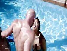 Pounding The Pool Boy Movie With Johnny Sins,  Mia Little - Brazzers Official
