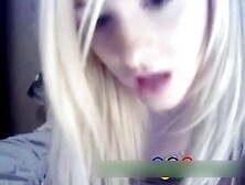 Blonde Cutie Goes Doggy On Webcam