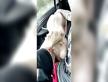 He Took Off The Blonde By The Road And Pounded Doggy Style With A Toy Inside The Butt And Mouth