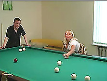 He Beats The Big Tits Milf At Pool And Gets To Fuck Her As His Prize