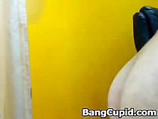 Busty Latin Babe Toying Both Holes On Webcam