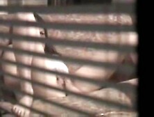 Neighbour Caught Masturbating Through Window