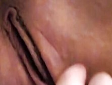 Gorgeous Pink Vagina - Fat Snatch Lips And Gigantic Clitoris Skank Plays With Her Puffy Vagina