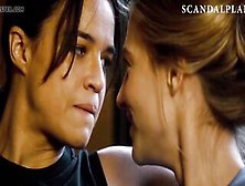 Michelle Rodriguez Lesbian Kiss On Scandalplanet. Com