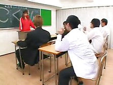 Asian Classroom Orgy