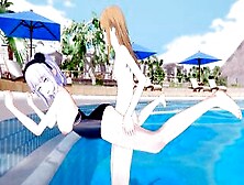 【Saya Endou】【Short Futanari Only Pool Doggystyle】【Hotaru Shidare】【Dagashi Kashi】