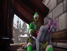 Santa's Elves Have A Threesome With A Demon Girl: Warcraft Parody
