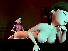 These Teen Titans Fucking Nicely And Helen Parr Fucked Hard By Futanari Violet Parr