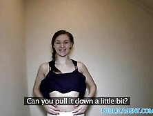 Publicagent Skinny Brunette Pounded By A Big Czech Cock