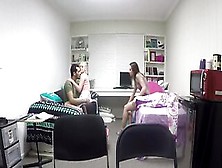 Teen Sexy Girl Sets Camera On Filming Sex Of Roommates