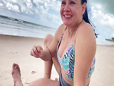 # Adult Vacation 2021- Second Day On The Beach- Good Morning Sex With Sperm In Your Mouth On The Beach
