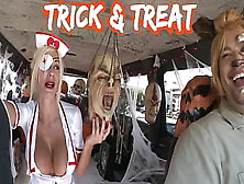 Bangbros - Halloween Special With Puma Swede On The Bang Bus #fbf