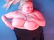 Bbw Playing With Her Huge And Saggy Boobs