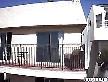 Booty Babe Jannifers Rooftop Sex Is A Wild Doggystyle Action
