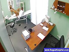 Patient Riding On Her Doctors Cock And Cant Get Enough