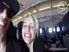 Public Sex Blow Job On An Airplane
