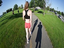 Sexylucy69 Walk In The Park In Private Premium Video