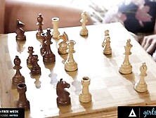 Girlsway Naturally Stacked Lana Rhoades And August Ames Rides Each Other's Face During Chess Game