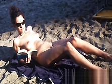 Spying On A Cute Cutie At The Nudist Beach Voyeur Cam