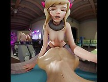 Overwatch: D. Va Rides You While Wearing A Butt Plug Vr 3D